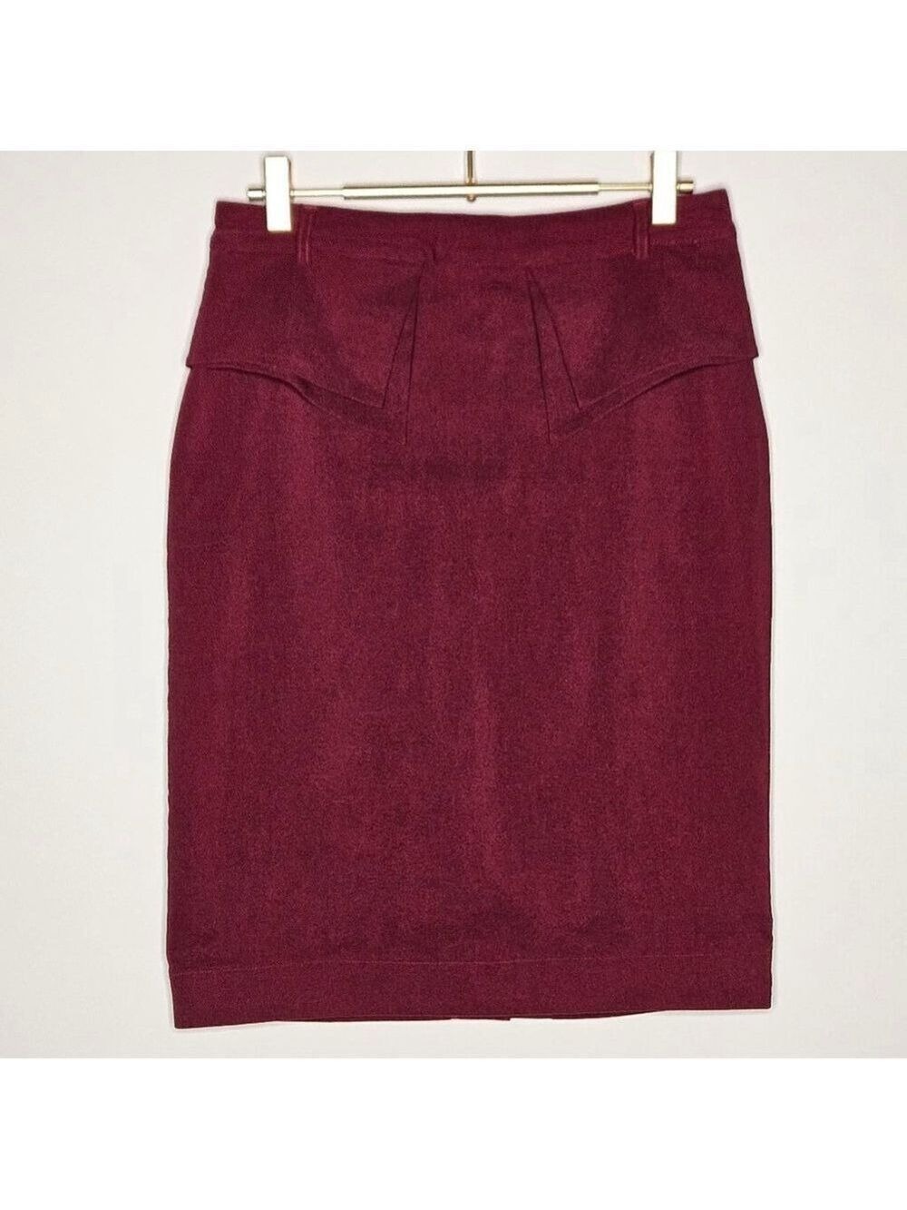 TEMP Skirt Womens Size 12 Small Burgundy Red Cocktail Skirt
